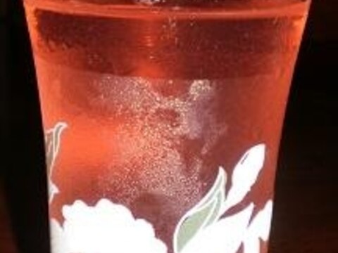 梅酢と麦茶で熱中症対策ドリンク